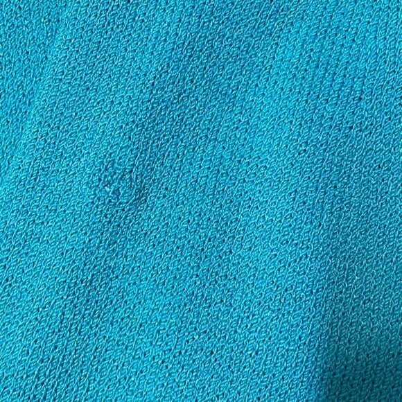 Vintage Y2K St. John Collection Turquoise Sequin Knit Crop Blazer Pants Set Size - Picture 15 of 16